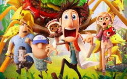 Cloudy with a Chance of Meatballs 2 Movie Wallpaper