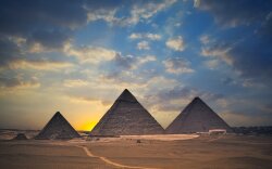 Egypt Pyramids Wide Wallpaper