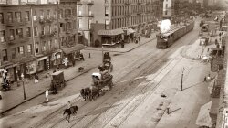 Fantastic Turn Of The Century City Scene Wallpaper