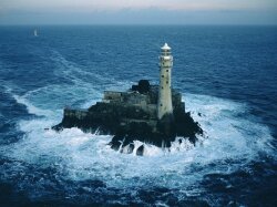 Fastnet Rock Lighthouse Cork Ireland Wallpaper