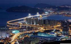 Gwangan Bridge Busan South Korea Wide Wallpaper #69502