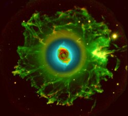 Halo Of The Cats Eye Nebula Ngc Wallpaper