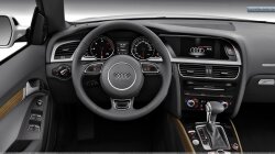 Interior And Dashboard Of Audi Cabriolet Wallpaper