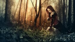 Lady Of The Forest Wallpaper