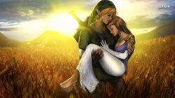 Link And Zelda The Legend Of Wallpaper