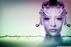 Magical Mermaid Of Art Wallpaper