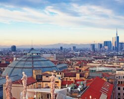 Milan Skyline Cathedral Italy Europe Wallpaper #122884