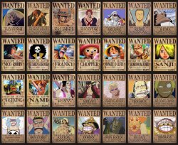 One Piece Wanted Posters Wallp Difenderu Big Wallpaper #113818