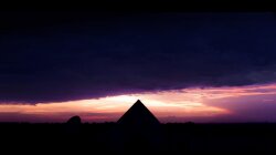 Pyramid At Twilight Wallpaper