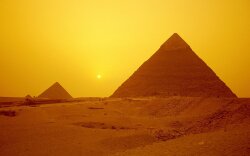Pyramids Giza Egypt Wallpaper