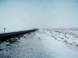 Railway Station In The Frozen Ground Snow Wallpaper #130368