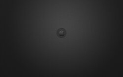 Simple Apple Logo In Black Wallpaper #107468