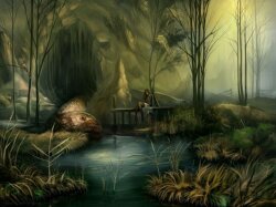 Snake Lady Of The Forest Wallpaper