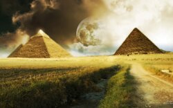 Very Interesting Egyptian Pyramids Wallpaper
