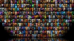 Wall Of League Of Legends Heroes Wallpaper #25061