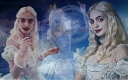 White Queen Alice In Wonderland Wallpaper #126660
