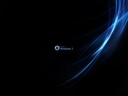 Windows 7 Rich Black Wallpaper #3043