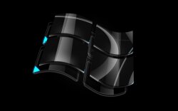 Windows Dark Glass Logo Wallpaper #3418