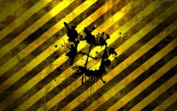 Windows Logo On Black And Yellow Lines Wallpaper #116533