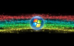 Windows Vista Abstract Logo Wide Wallpaper #105667